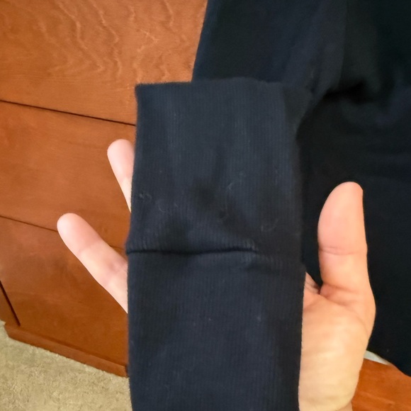 PERFECT WHITE TEE LAURYN MOCK NECK RIBBED TOP - Picture 5 of 7